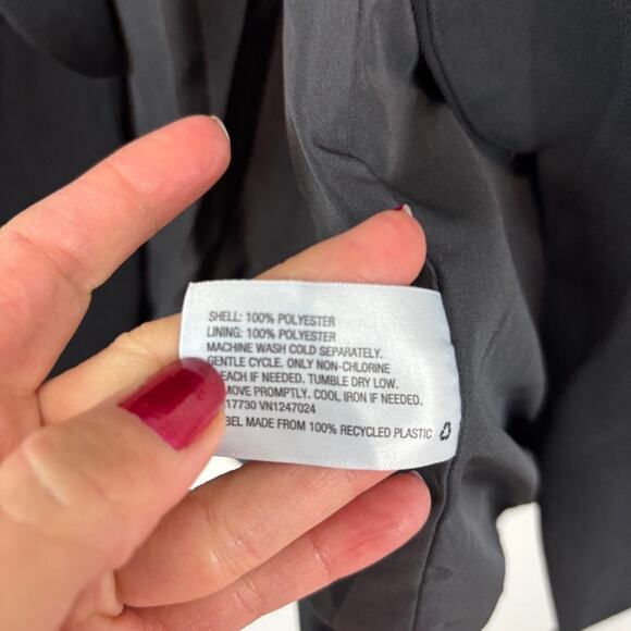 A New Day Oversized Blazer Black Open Front Rolled Collar Careerwear Bossbabe S - Picture 4 of 6